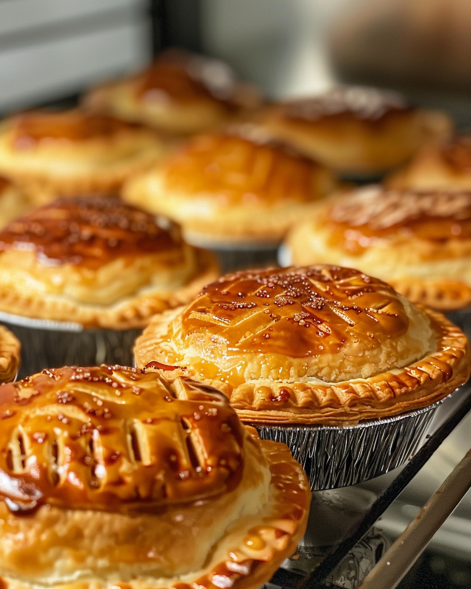 Various fresh ingredients like apples, cinnamon, and flour laid out for making mini apple pies.