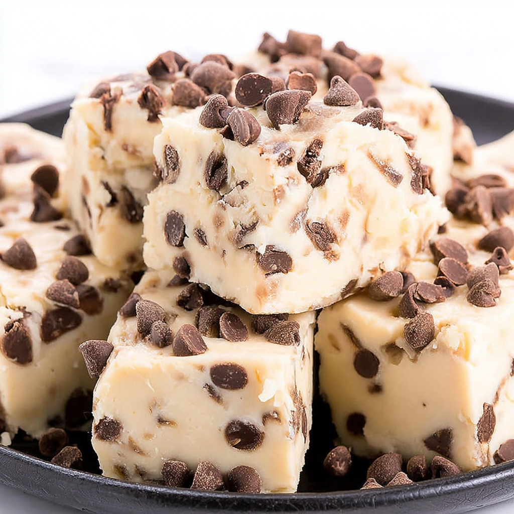 Sweet Childhood Rewind: Irresistible No-Bake Cookie Dough Fudge