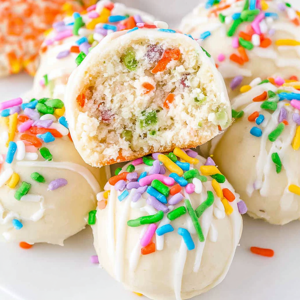 Whimsical Funfetti Cheesecake Truffles: A No-Bake Delight!